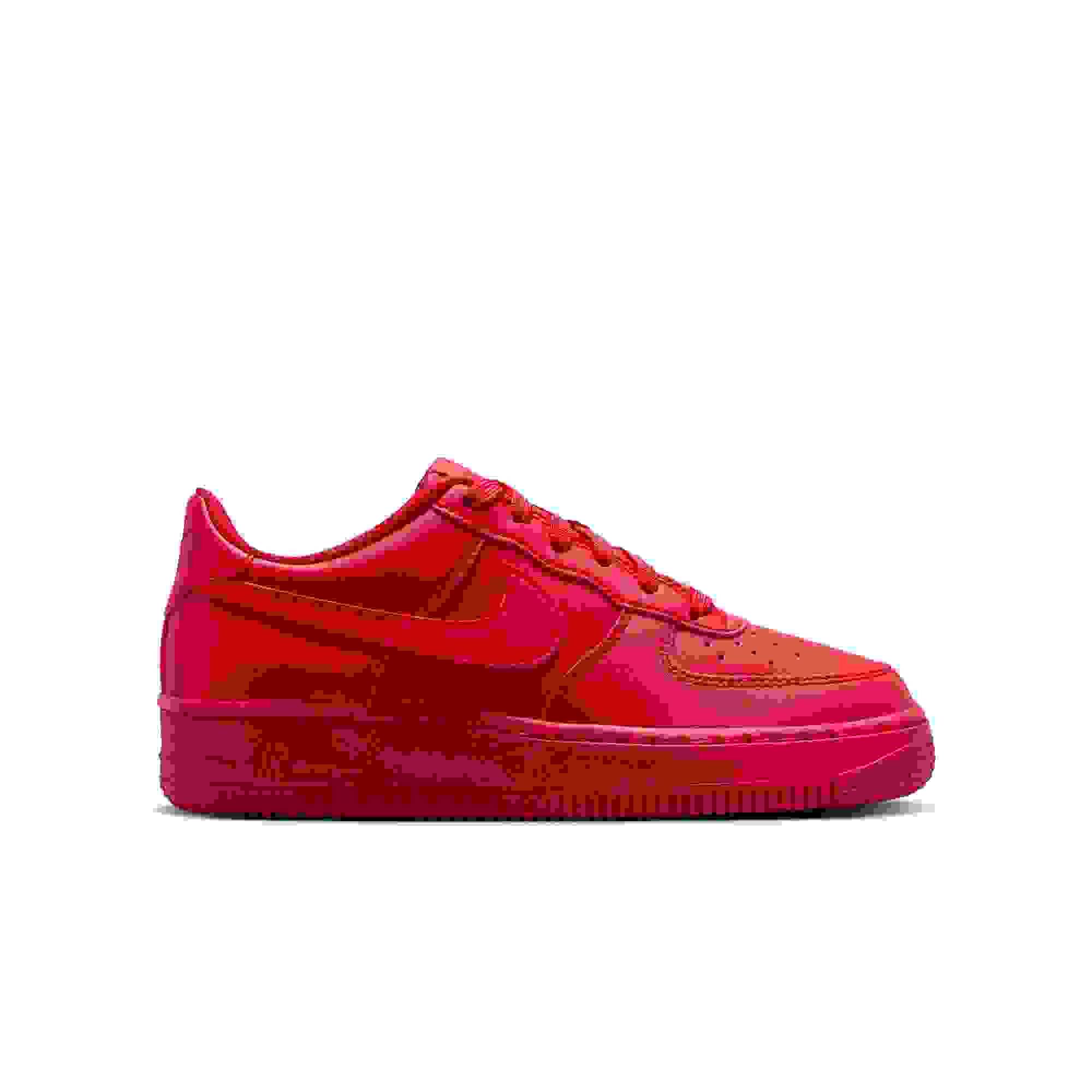 Nike Air Force 1 Grade School Boys' "University Red/Black" Shoe